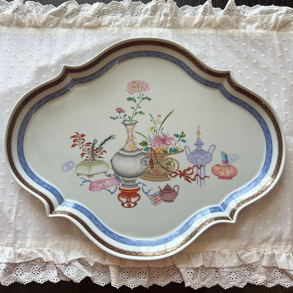 Late 20th Century Vista Alegre Portugal Tea Garden Mildred R Mottahedeh Collecti